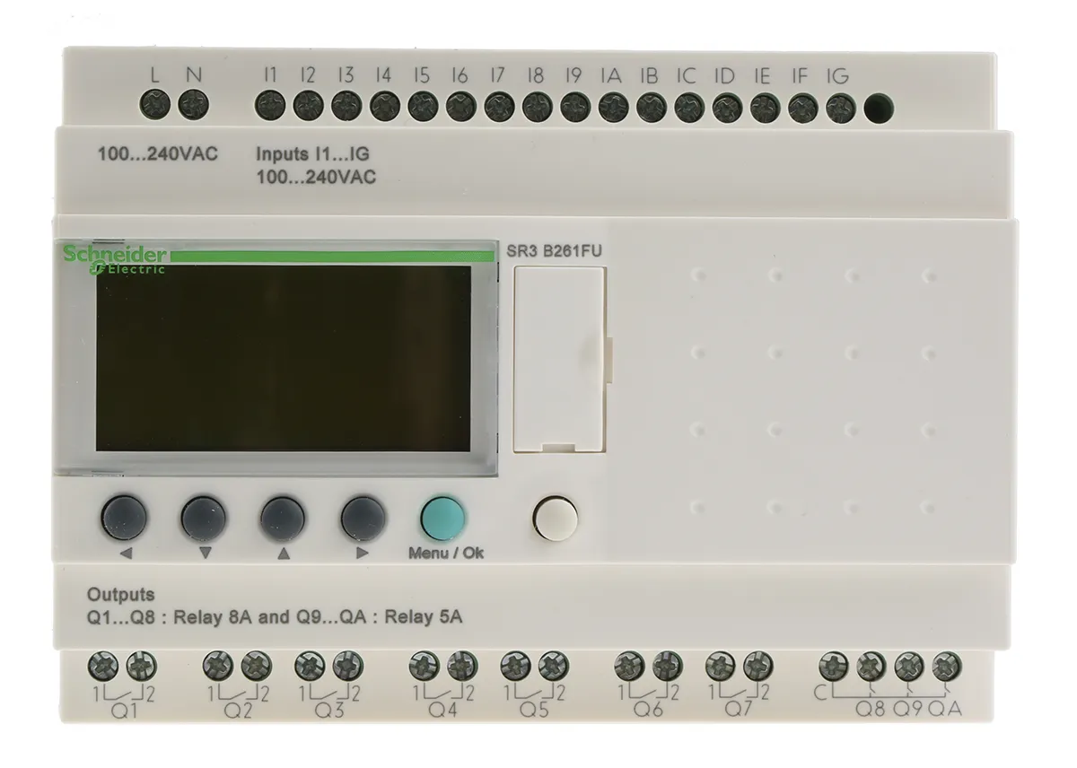 Modulo logico Schneider Electric Zelio Logic, ingressi: 16, uscite: 10, 100 → 240V c.a.