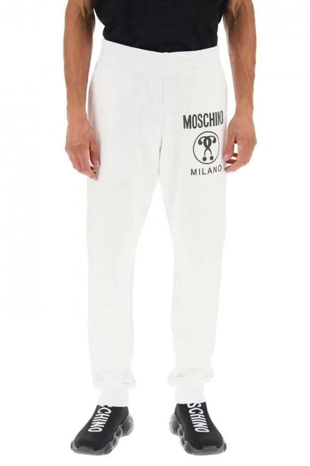 Moschino Pantaloni Sportivi con Stampa