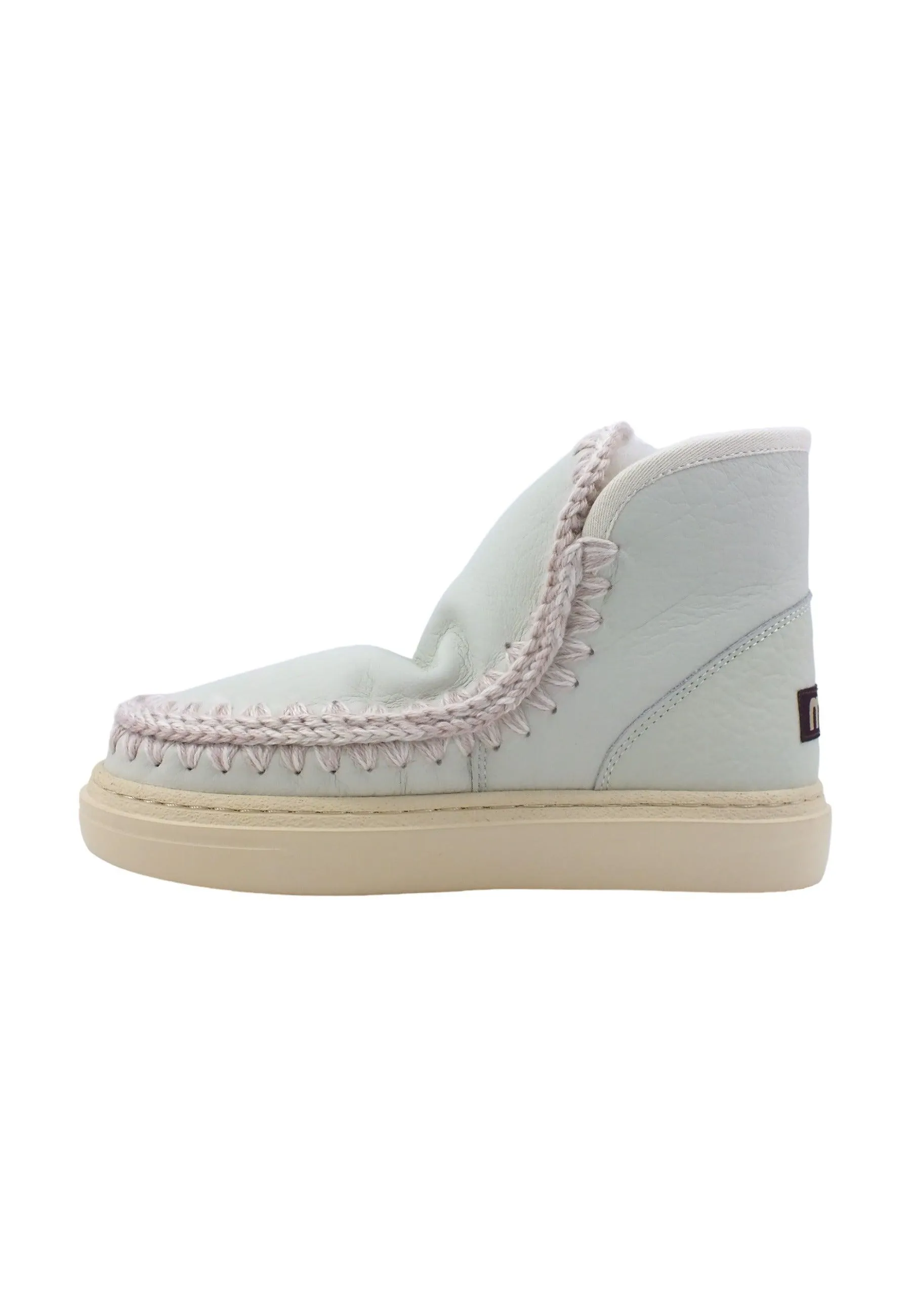 MOU Eskimo Sneaker Bold Stivaletto Pelo Nubuk White MU.FW411000B