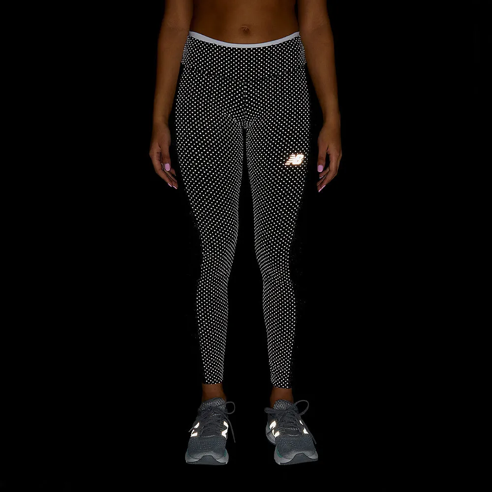 New Balance Reflective Print Accelerate per donna Leggings