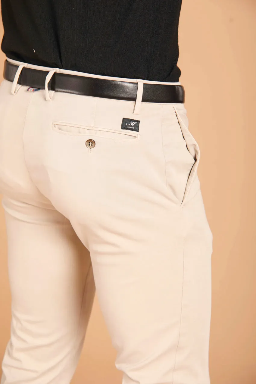 New York pantalon chino homme en gabardine stretch coupe régulière ①.