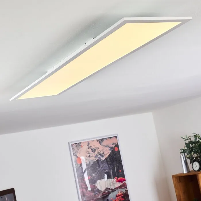 Nexo Plafoniera LED Bianco, 1-Luce, Telecomando