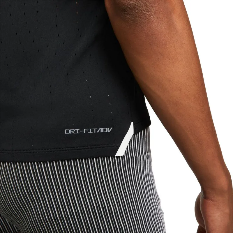 Nike Canotta Running Aeroswift Nero Bianco Uomo