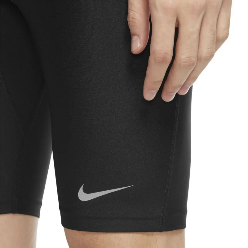 Nike Leggings Running Pantaloncini Df Fast Nero Argento Uomo