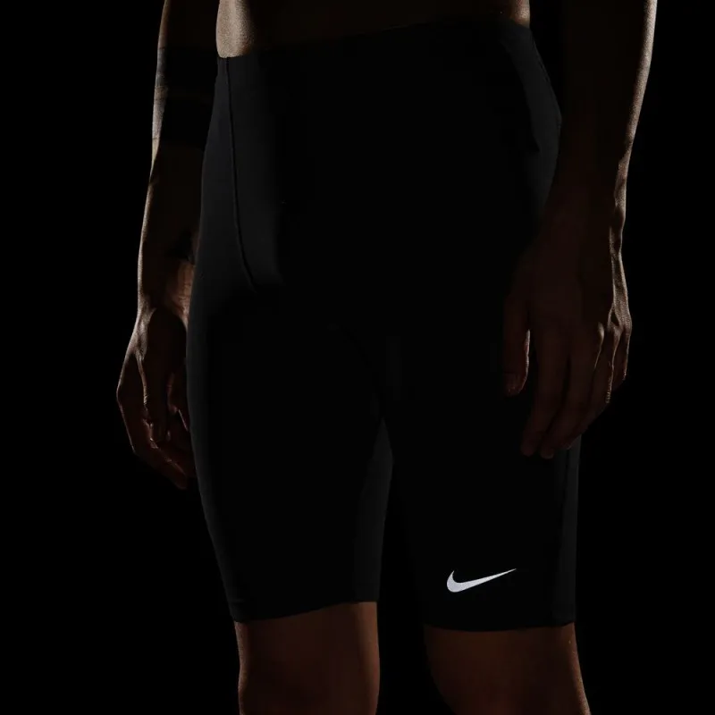 Nike Leggings Running Pantaloncini Df Fast Nero Argento Uomo
