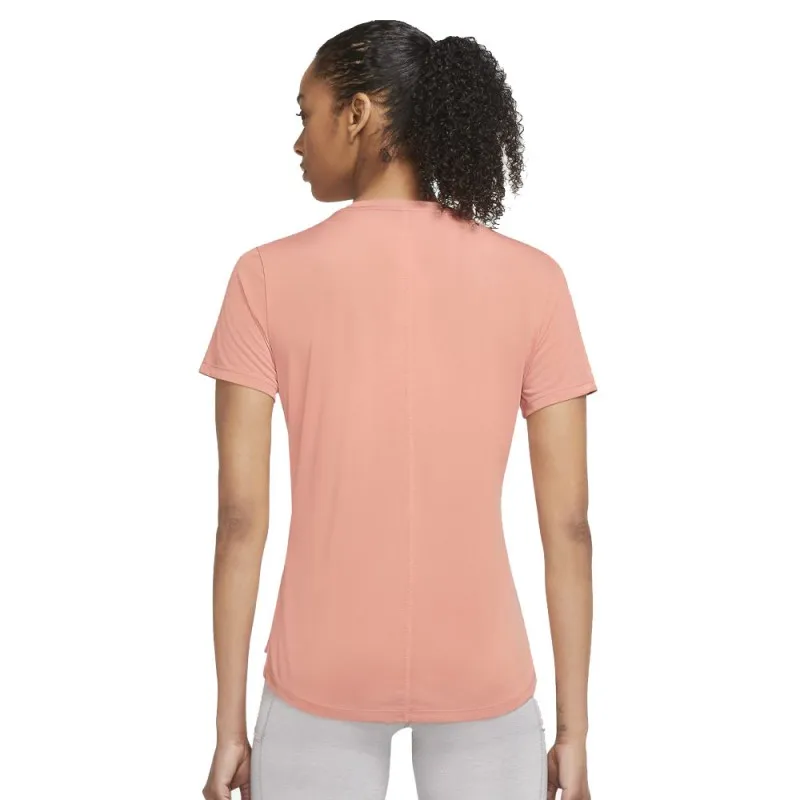 Nike Maglia Running Swoosh Lt Madder Root Bianco Donna
