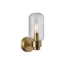 Nordlux Tutan Luce Da Parete Vetro Ottone | Adatto per E14