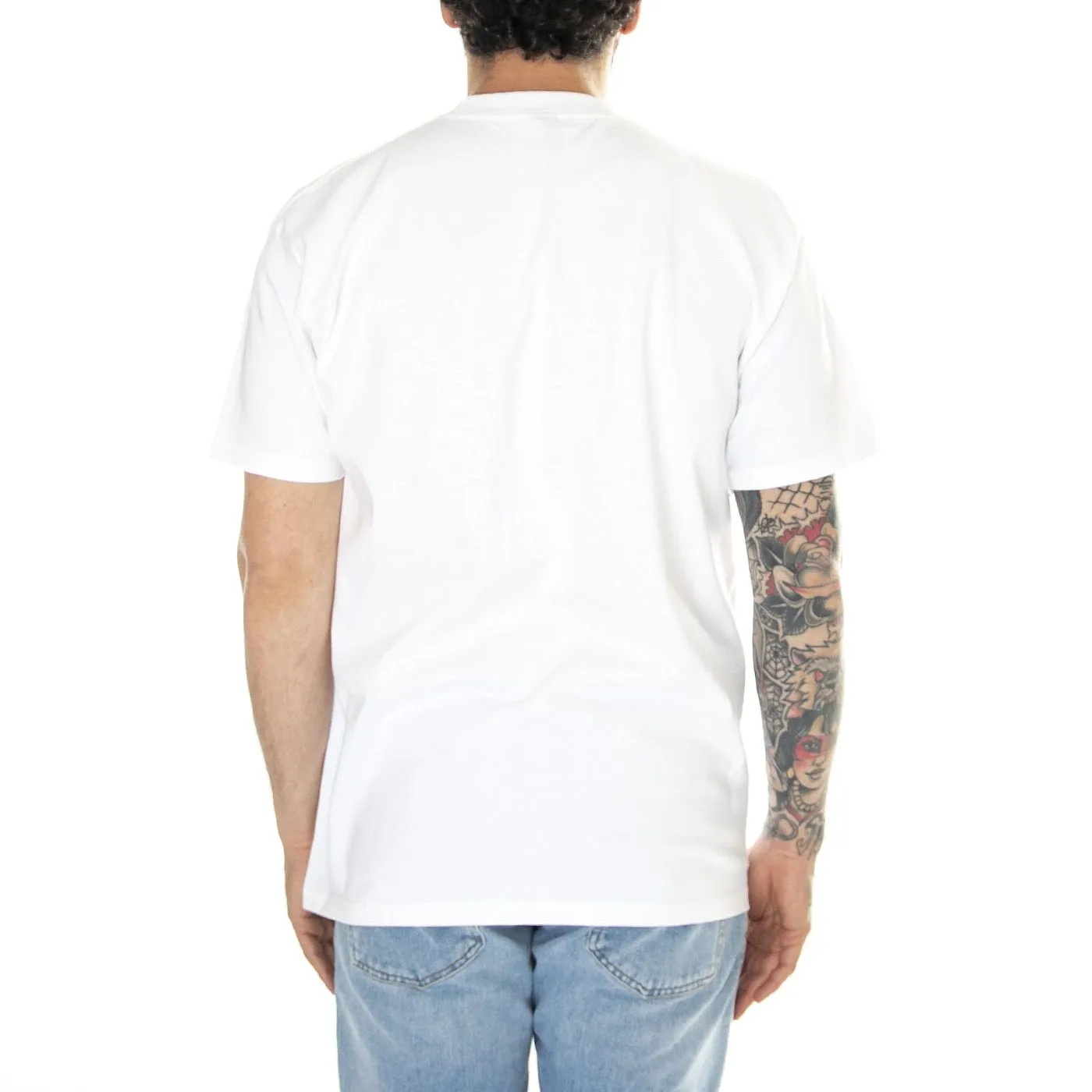 Obey Obey Lower Case 2 Classic Tee White - Maglietta Girocollo Uomo Bianca    