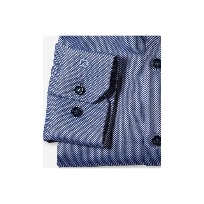 Olymp N. Sei camicia super slim a maniche lunghe Blu