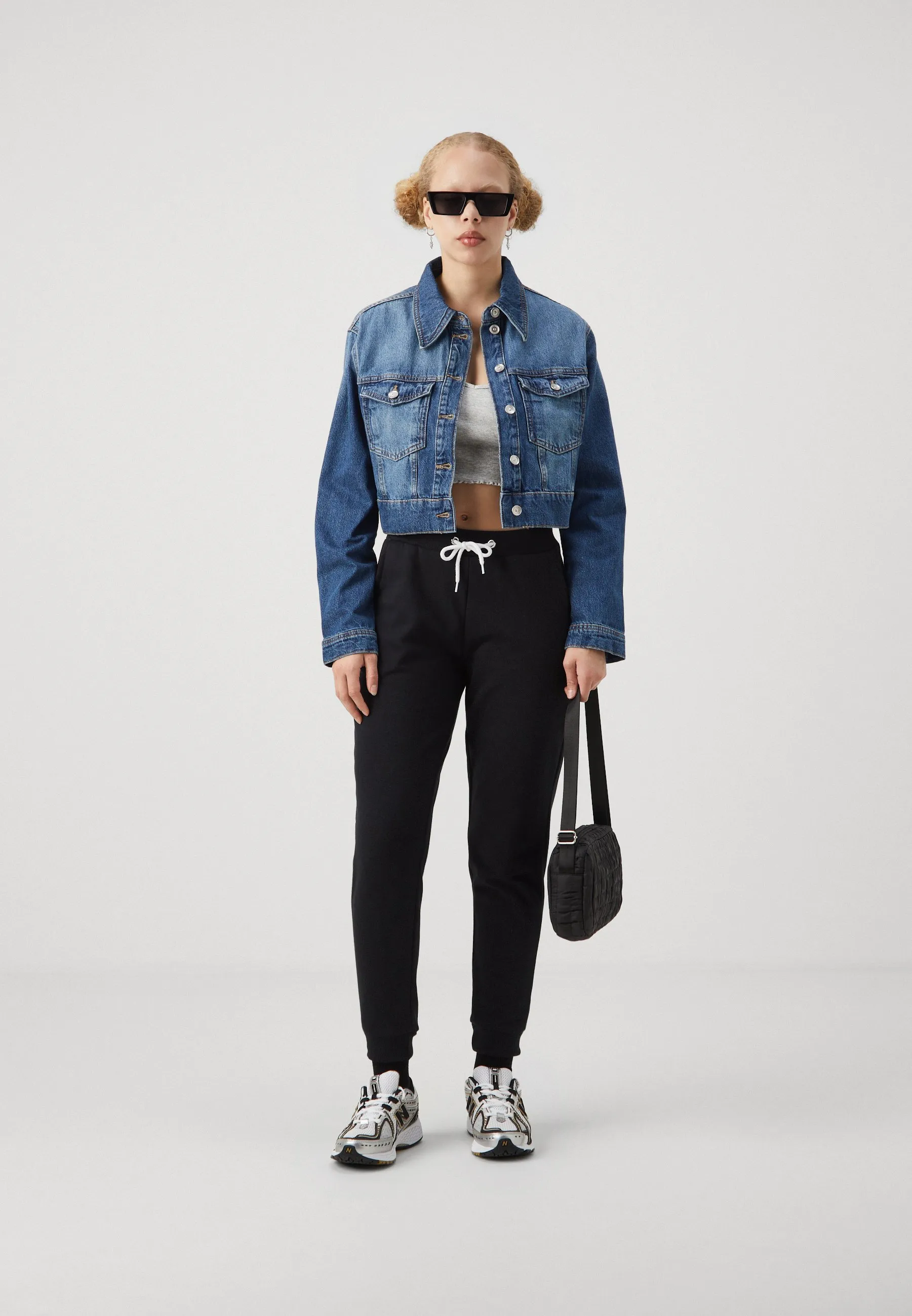 ONLHEATHER WAISTBAND JACKET  - Giacca di jeans