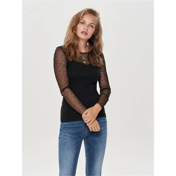 Only maglia donna in pizzo