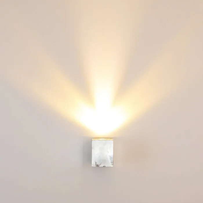 Orsa Applique da esterno LED Zincato, 2-Luci
