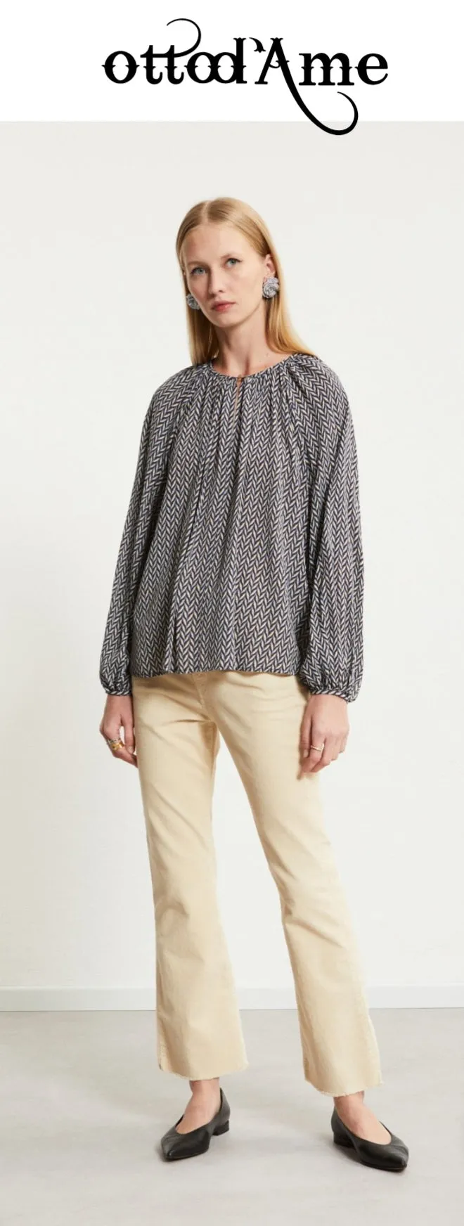 OTTOD'AME Camicia in viscosa- CVG_DC4998_2222 NIGHT
