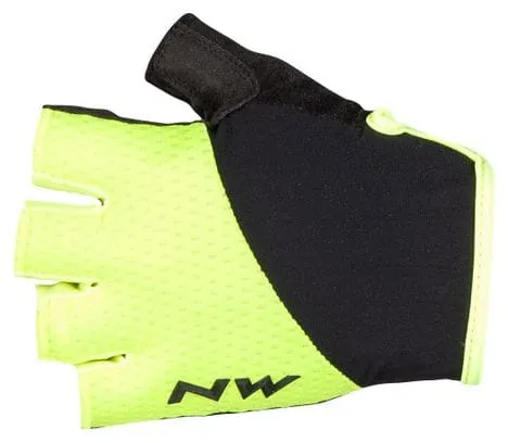 Paio di guanti corti Northwave Fast Giallo / Nero