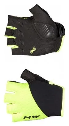 Paio di guanti corti Northwave Fast Giallo / Nero
