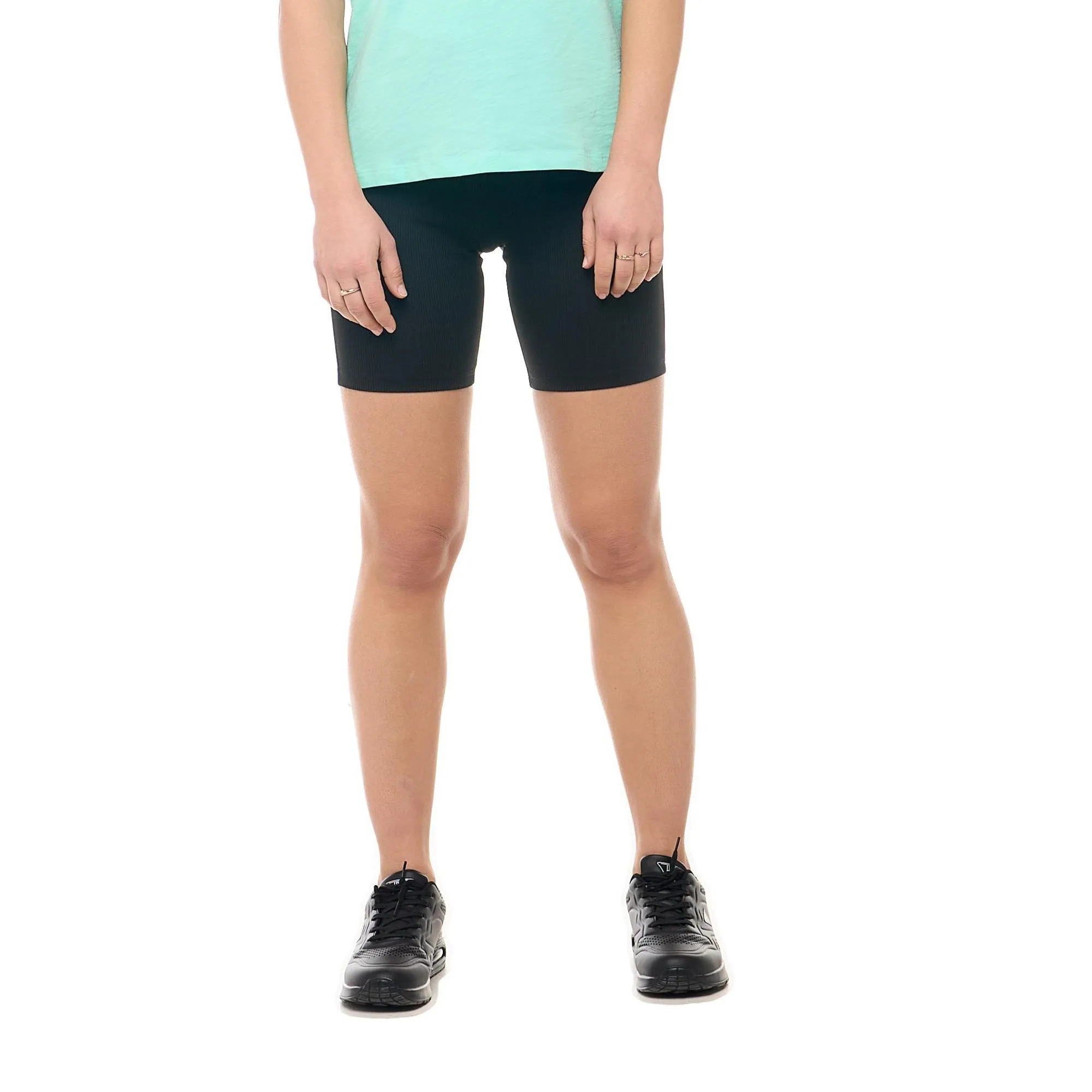 Pantaloncini leggings da donna a costine Leone Basic