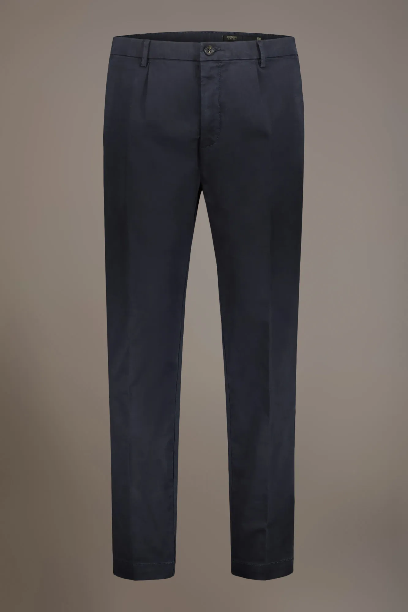 Pantalone chino uomo con pinces singola