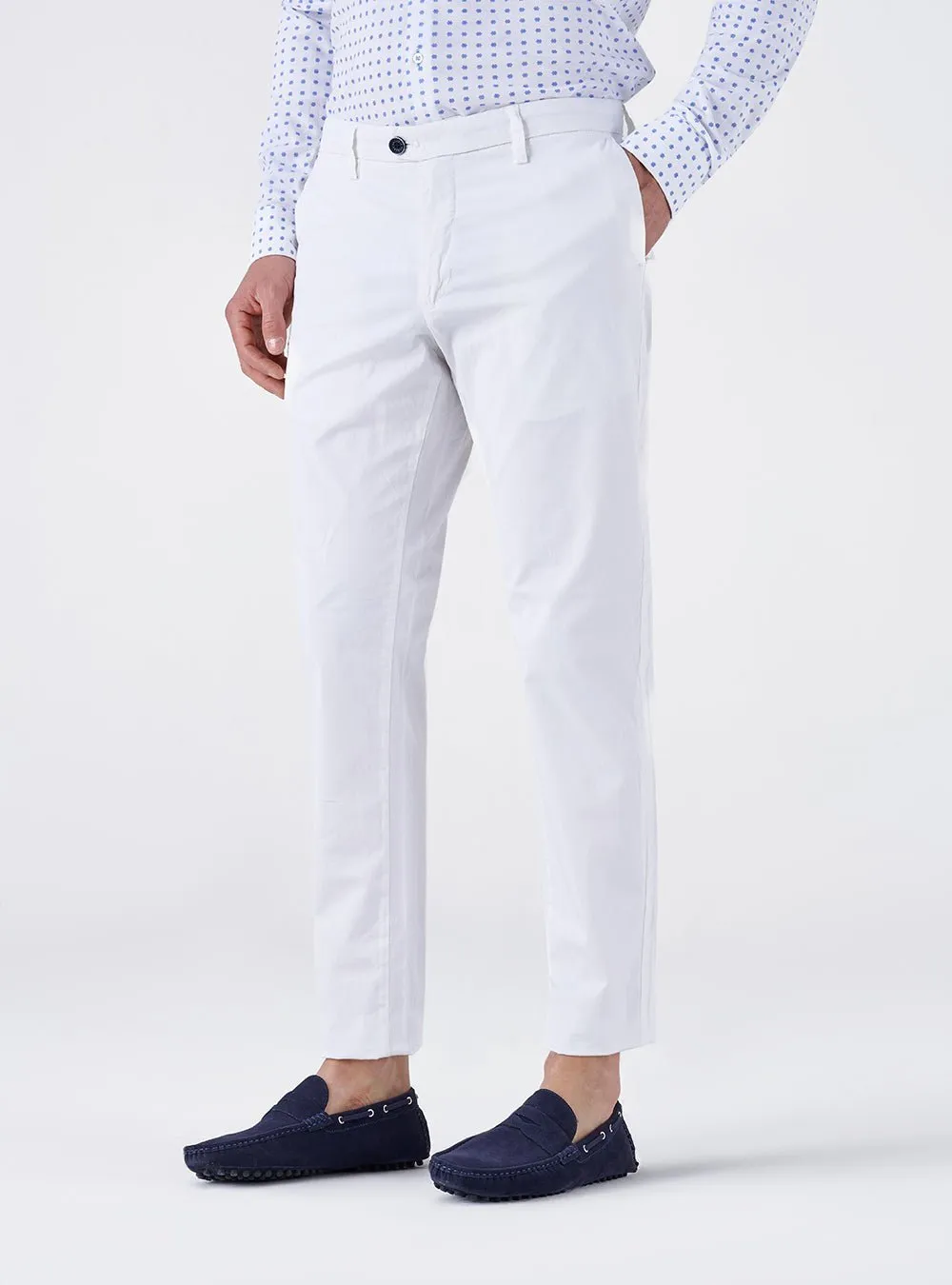Pantalone classico cotone - Virginia elegant