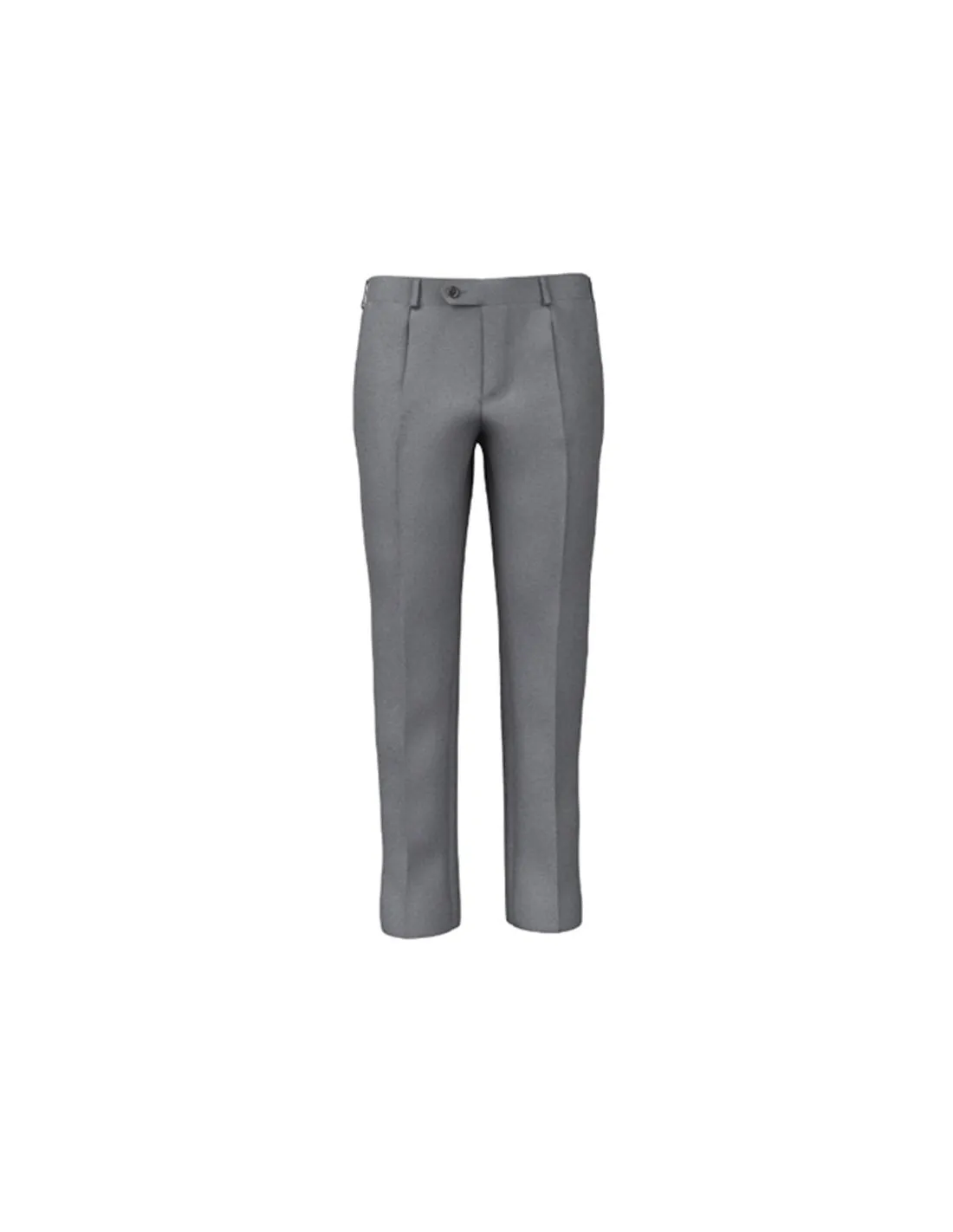 Pantalone con pinces Lana Sallia grigio medio 4 stagioni