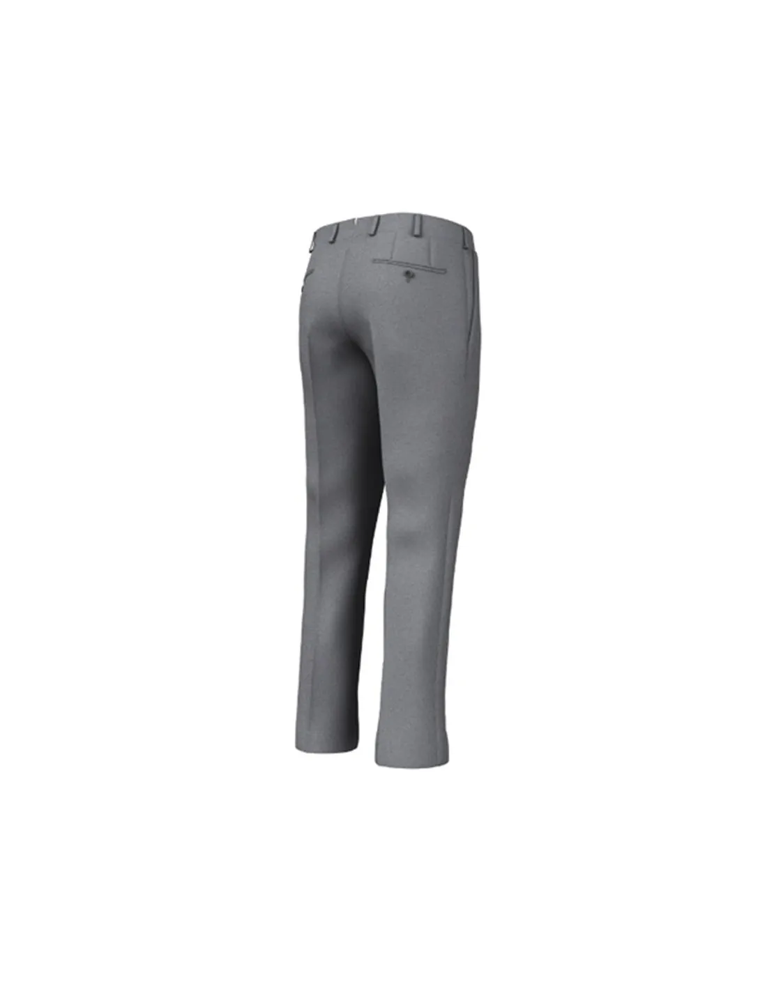 Pantalone con pinces Lana Sallia grigio medio 4 stagioni