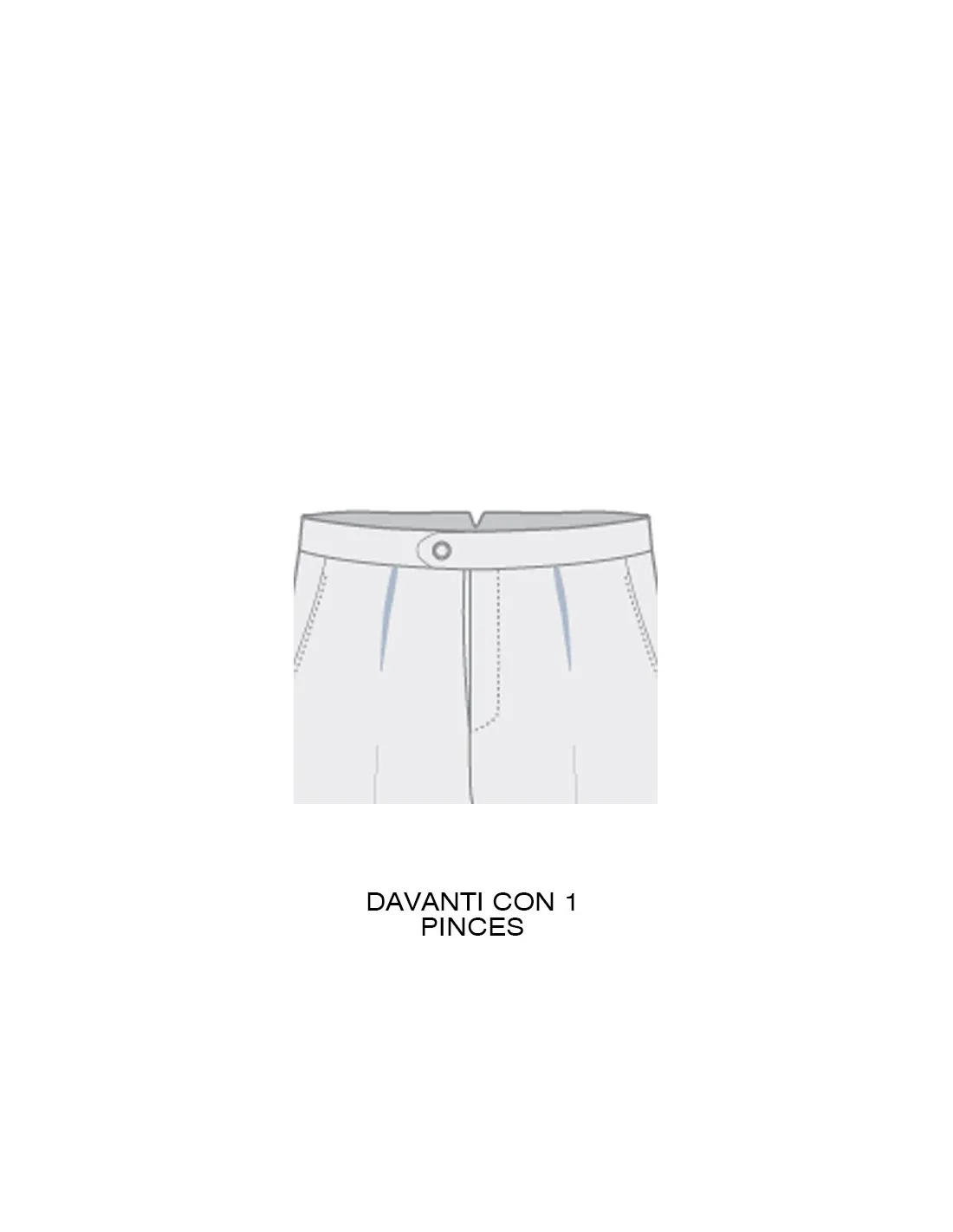 Pantalone con pinces Lana Sallia grigio medio 4 stagioni