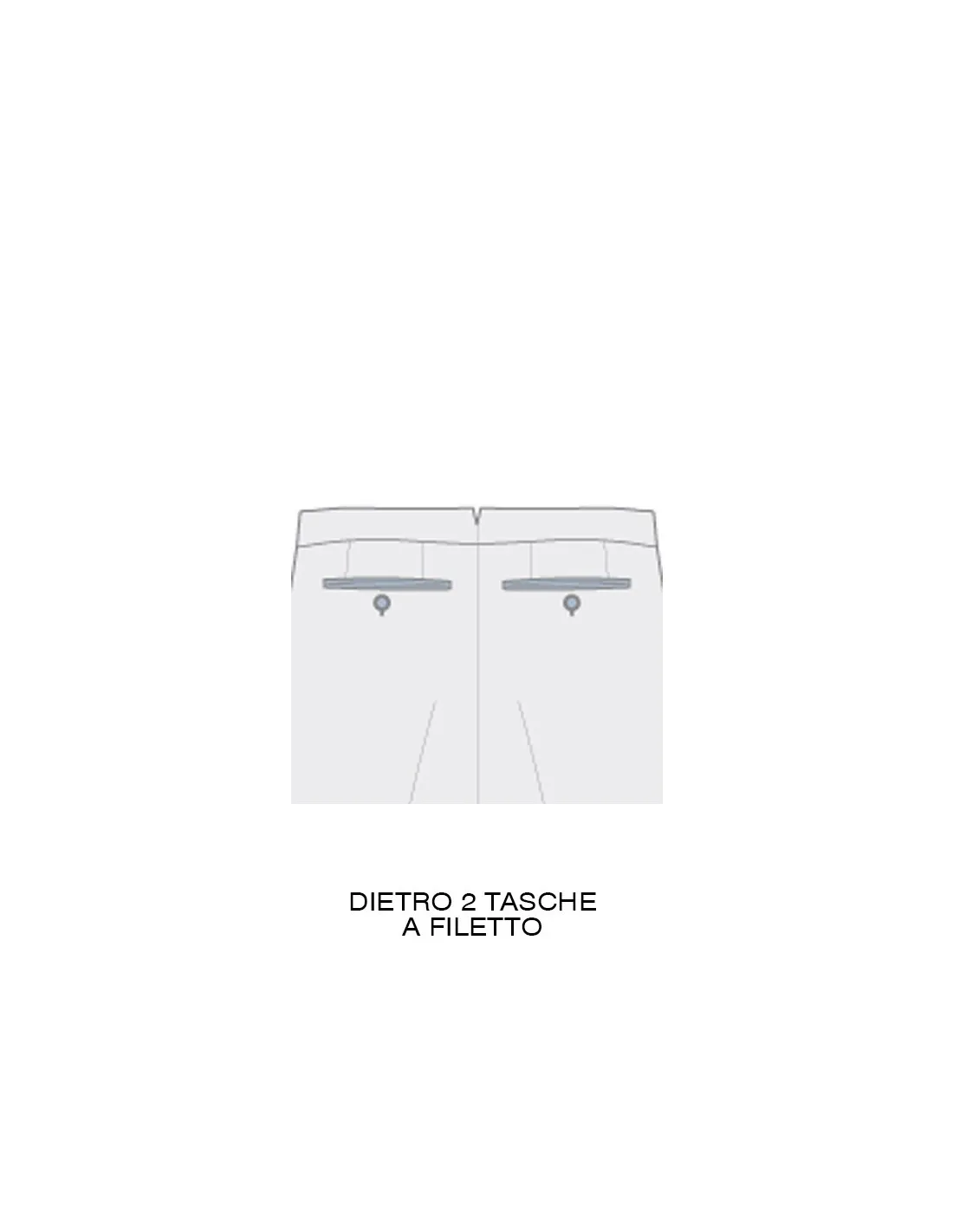 Pantalone con pinces Lana Sallia grigio medio 4 stagioni