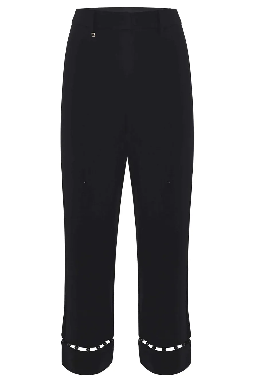 Pantalone dritto nero kocca