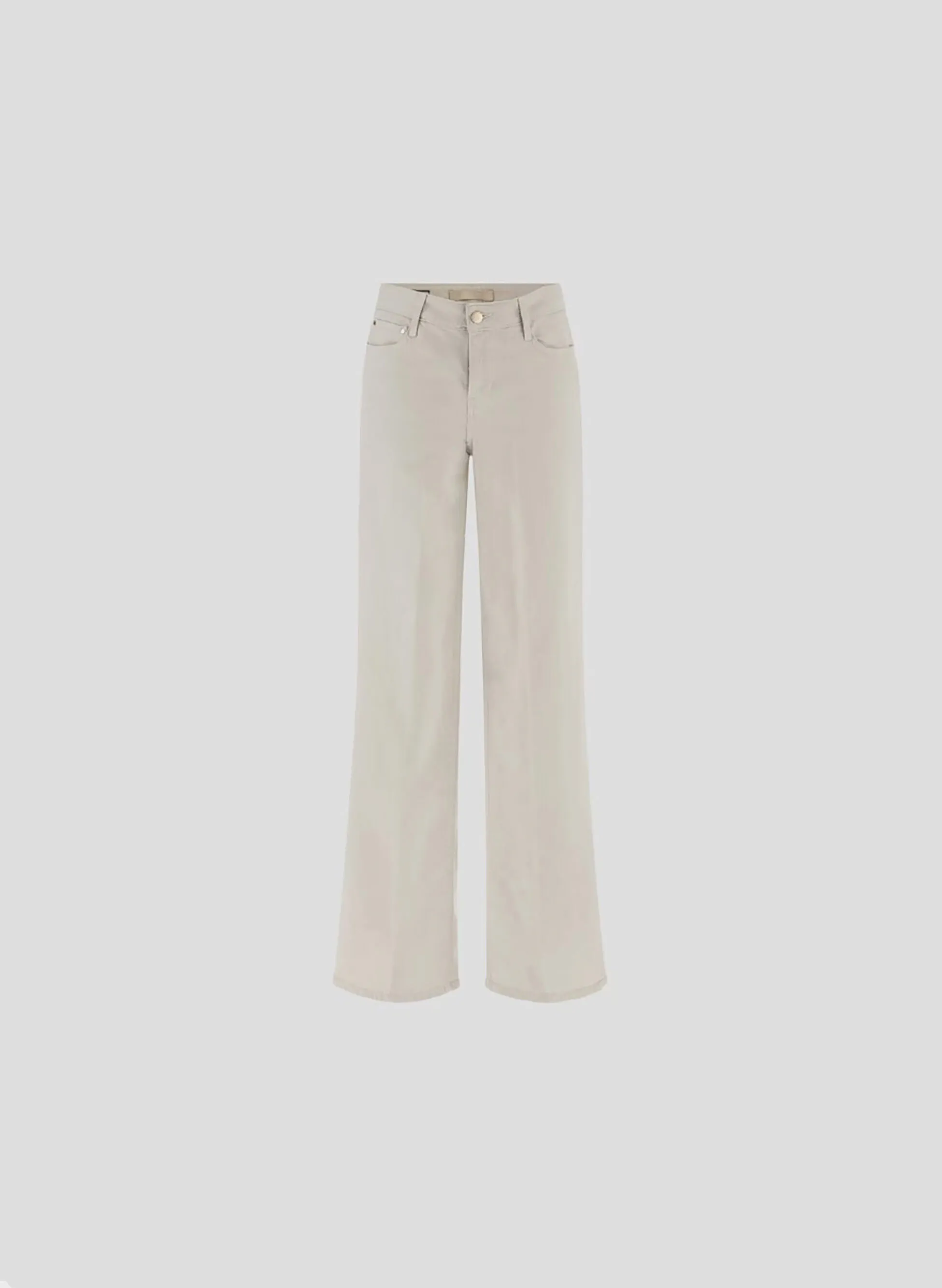 pantalone wide leg a vita media