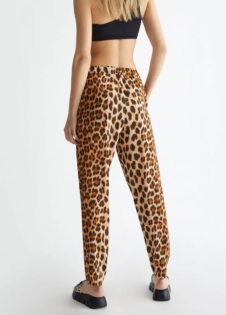 Pantaloni animalier liu jo