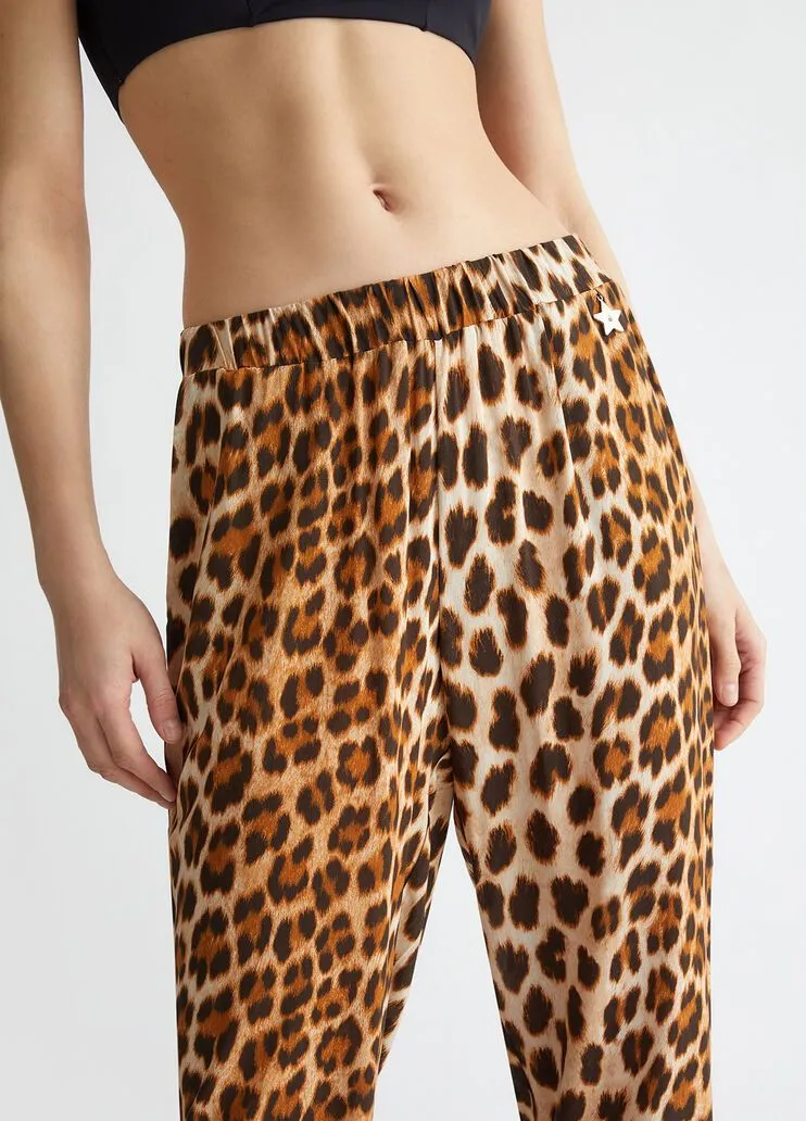 Pantaloni animalier liu jo