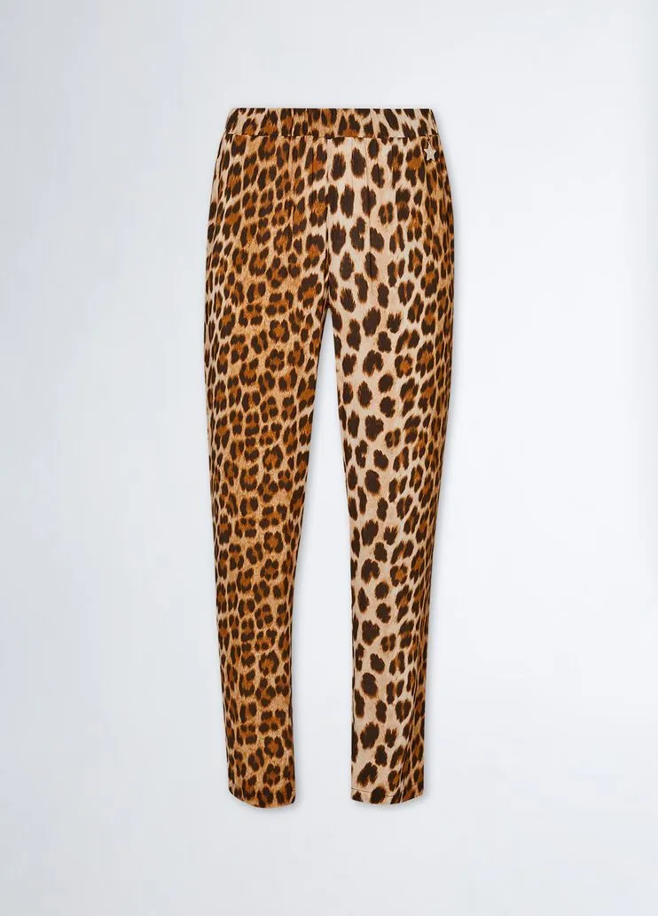 Pantaloni animalier liu jo