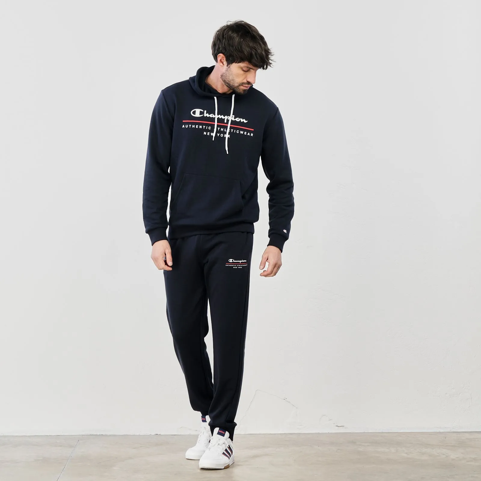 Pantaloni blu sportivi con tasche