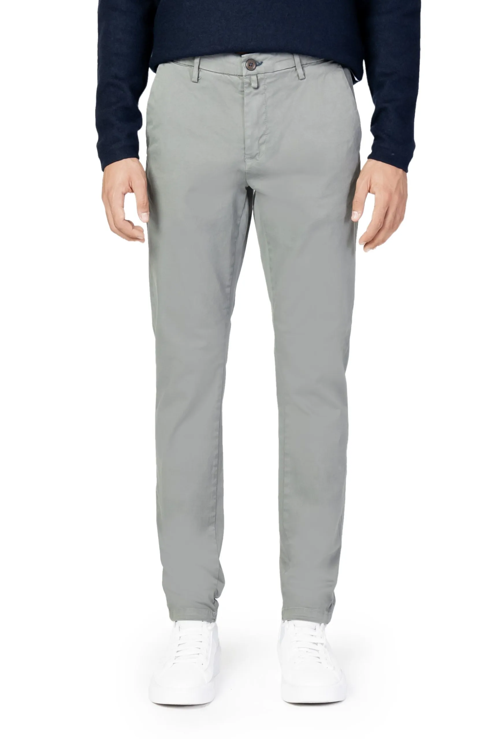 Pantaloni chino grigi | Manifattura Borghese
