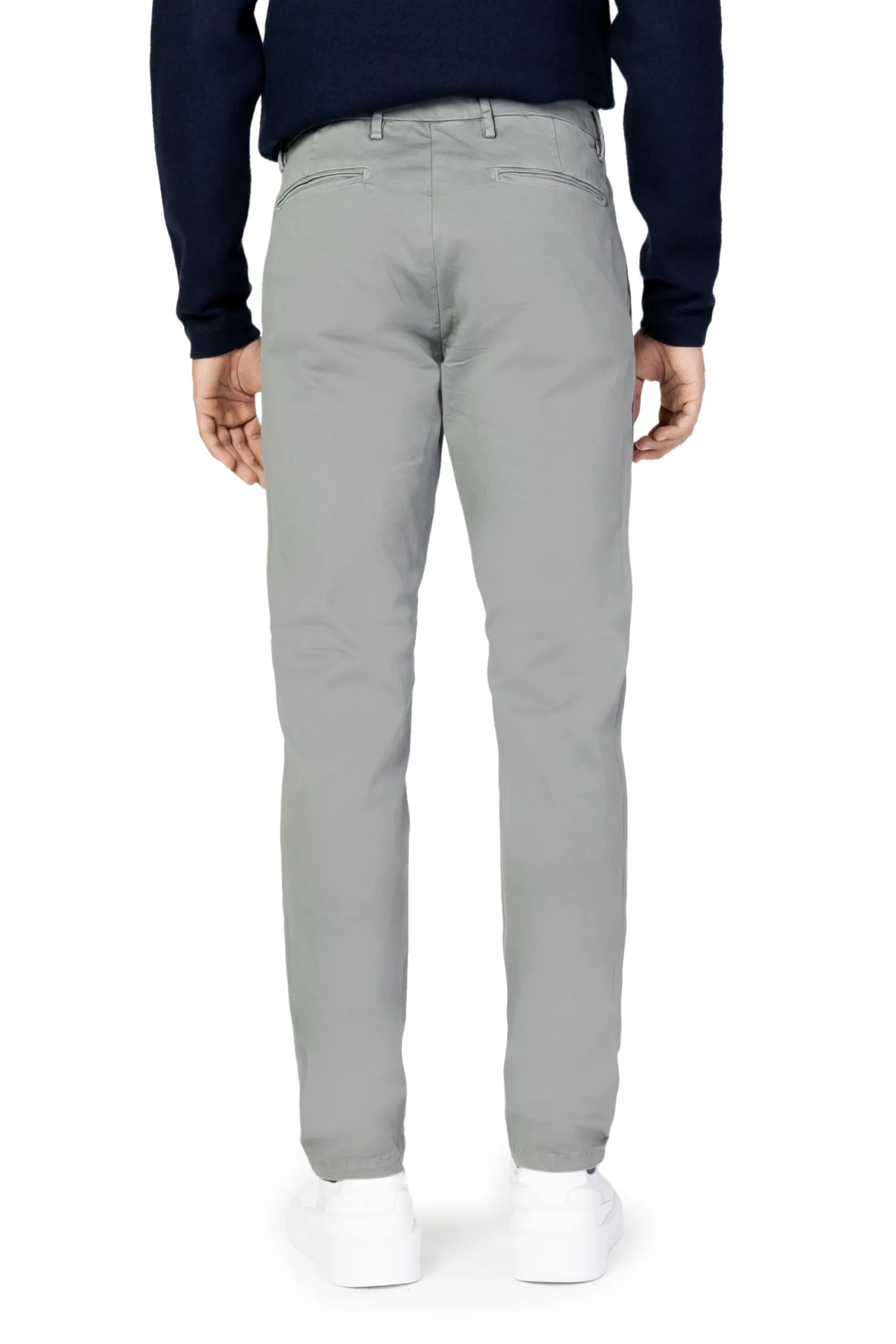 Pantaloni chino grigi | Manifattura Borghese