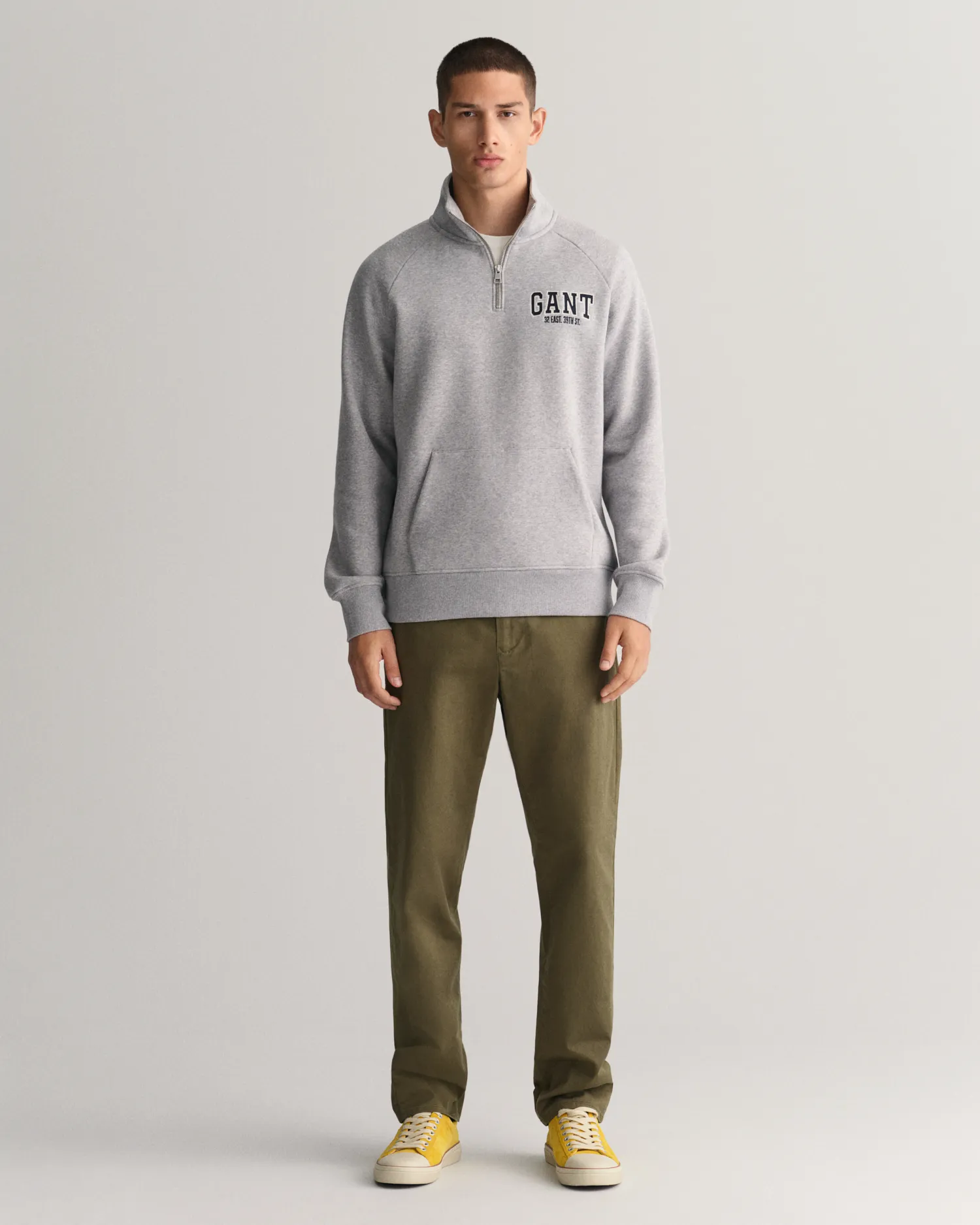 Pantaloni chino in twill regular fit