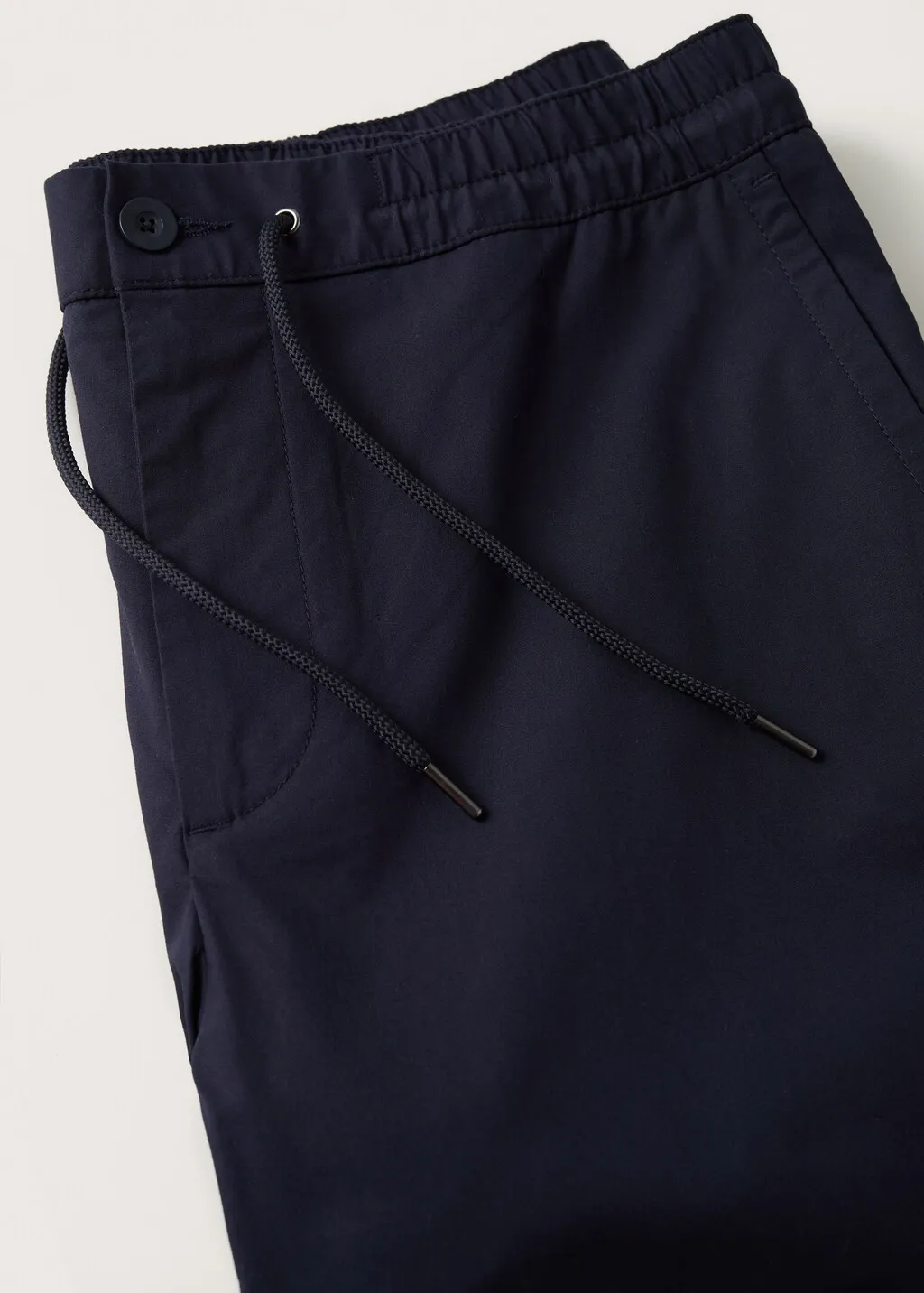 Pantaloni cotone vita elasticizzata