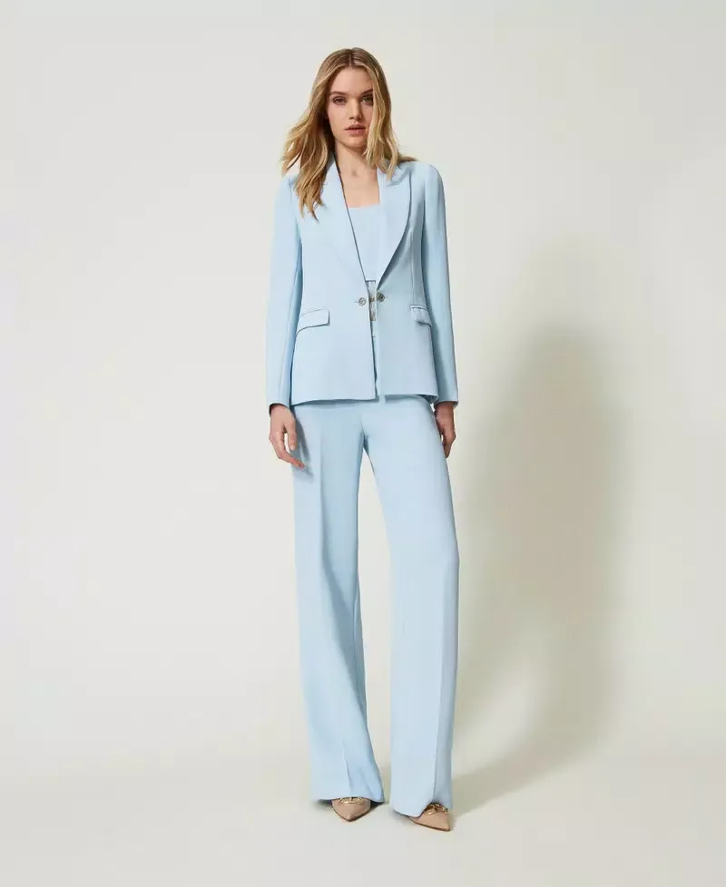 Pantaloni da donna di colore Azzurro 