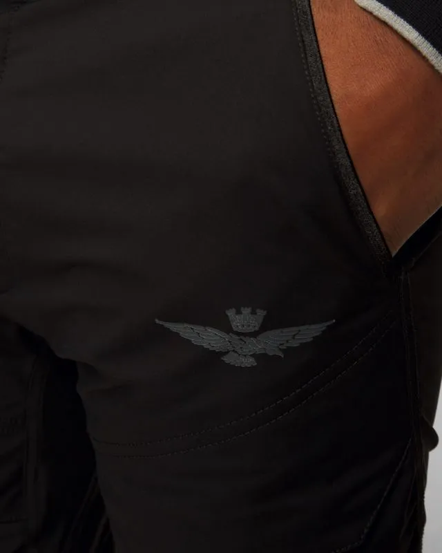 Pantaloni neri da uomo Aeronautica Militare