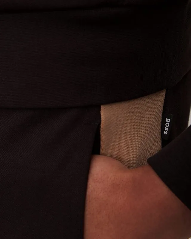 Pantaloni neri da uomo Hugo Boss Larsen
