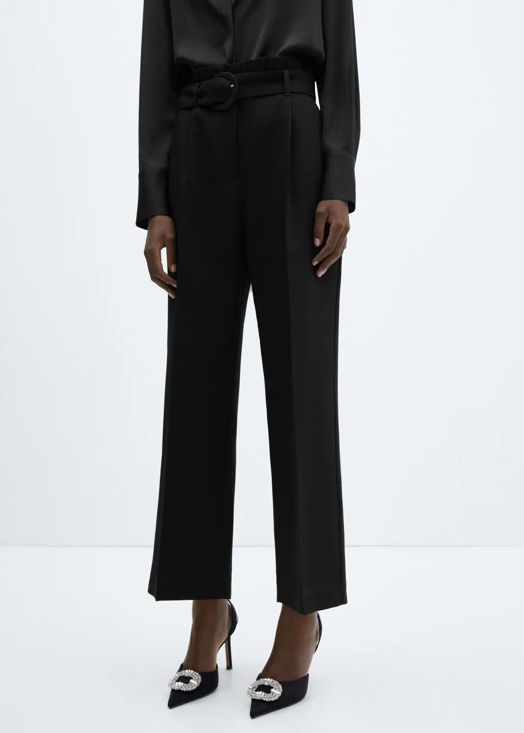 Pantaloni paperbag cintura