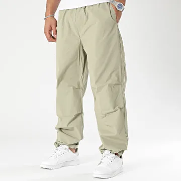 Pantaloni paracadute verde cachi chiaro