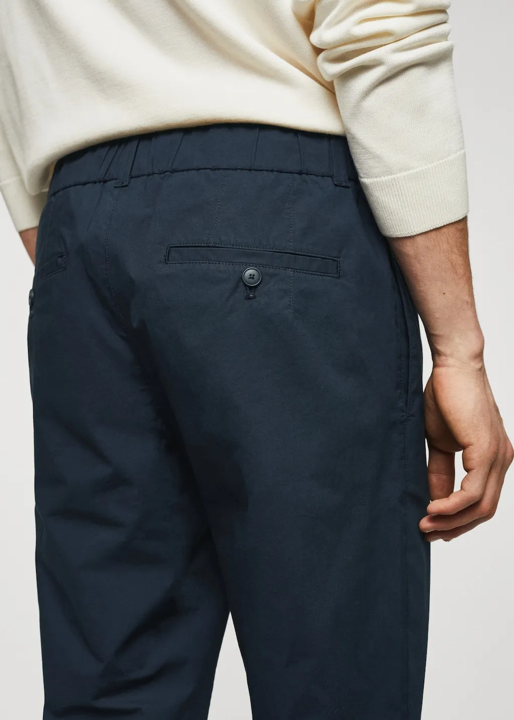 Pantaloni slim fit cotone