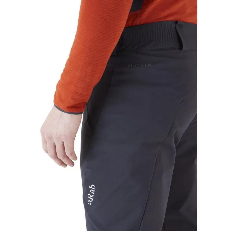 Pantaloni softshell da uomo Rab Ascendor (Ebano)