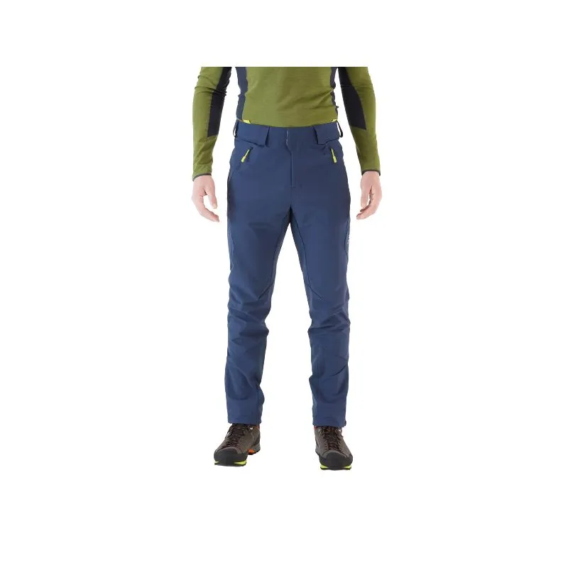 Pantaloni softshell da uomo Rab Ascendor (Orion Blue)