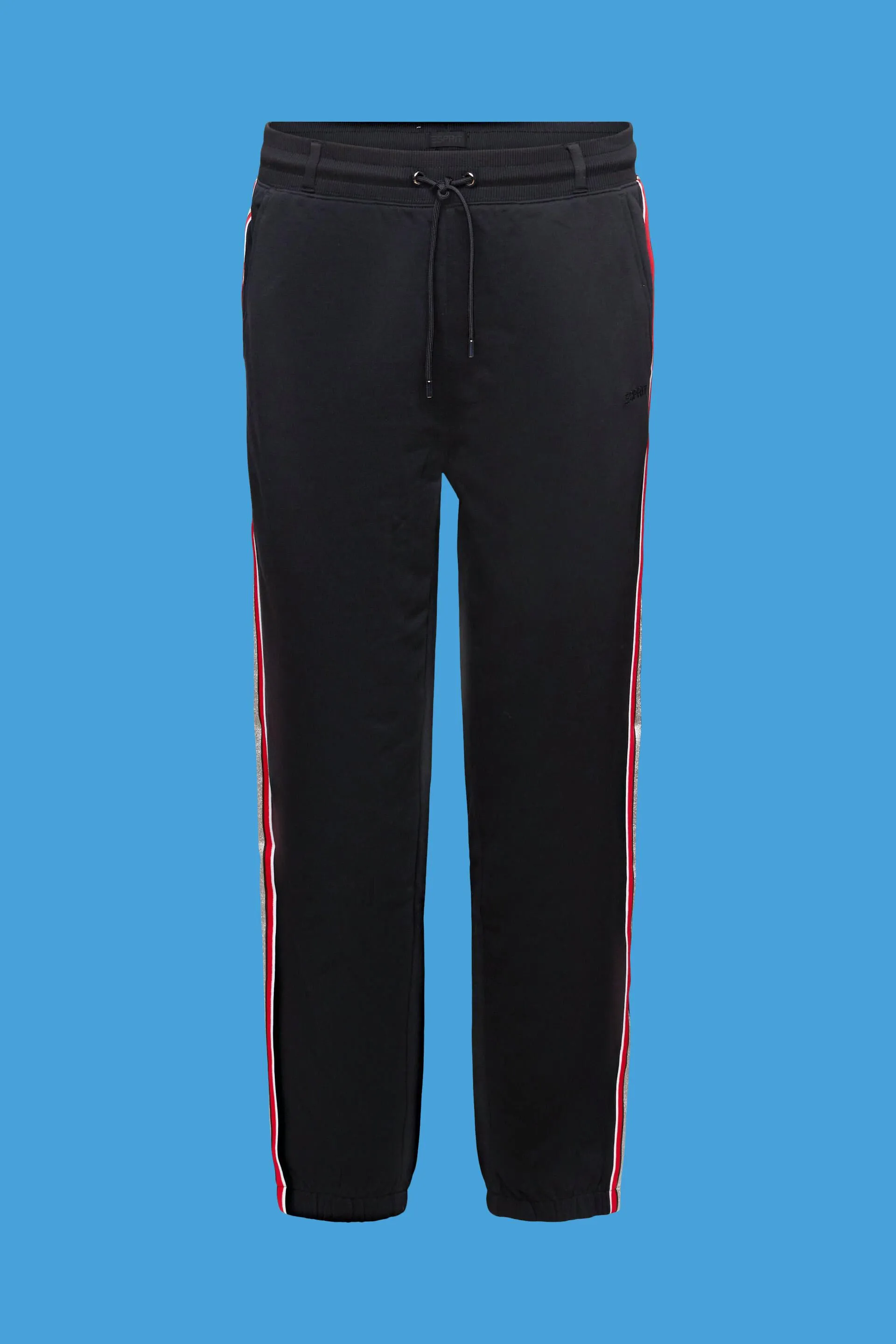 Pantaloni sportivi a righe in cotone