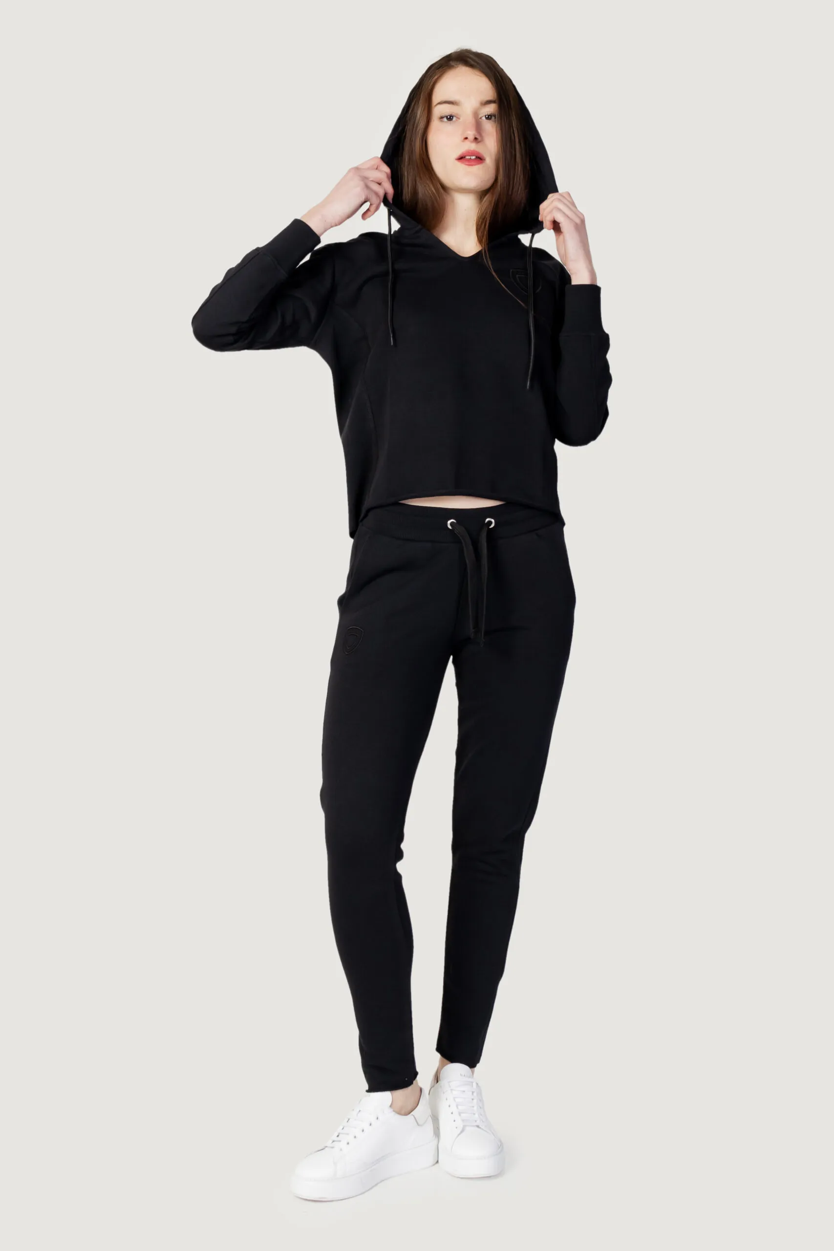 Pantaloni sportivi Blauer. logo Nero