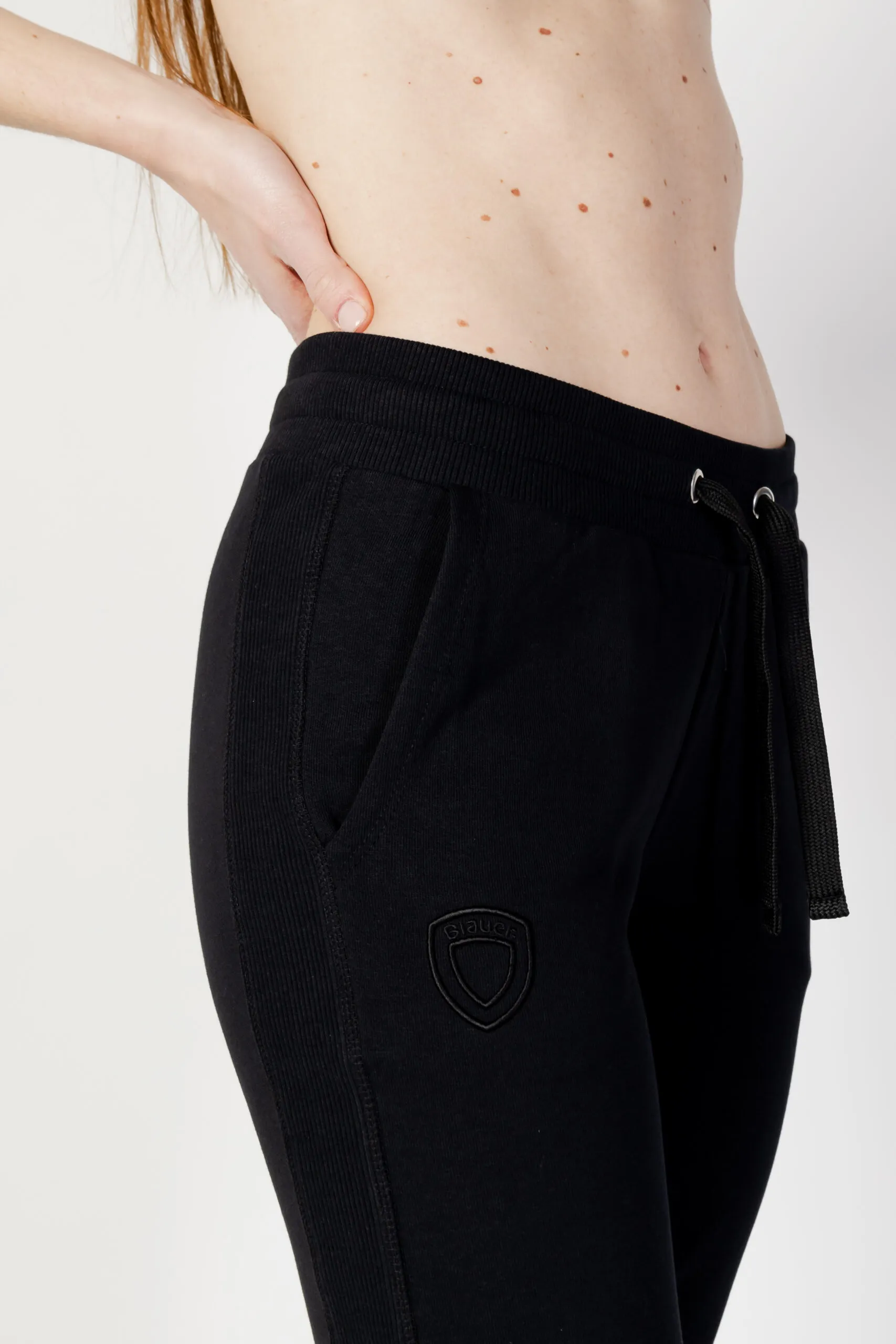 Pantaloni sportivi Blauer. logo Nero