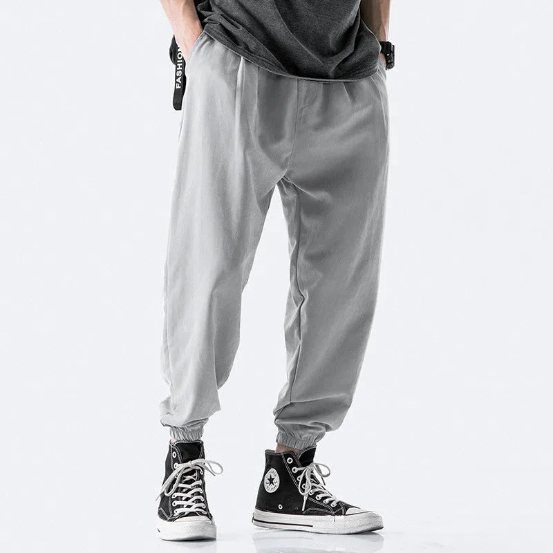Pantaloni sportivi comodi dritti trendy estivi da uomo