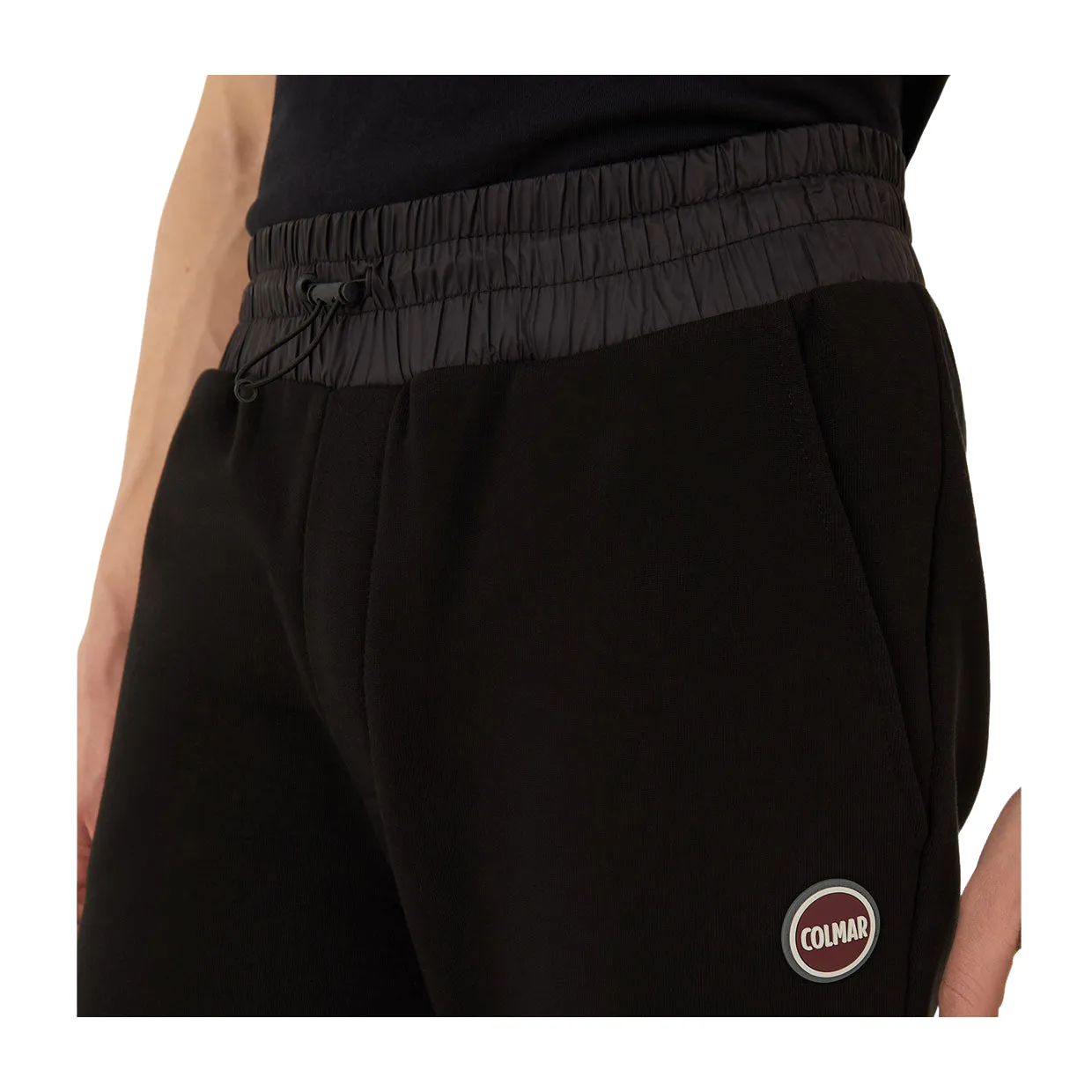 Pantaloni Uomo Colmar Inserti Nylon Nero