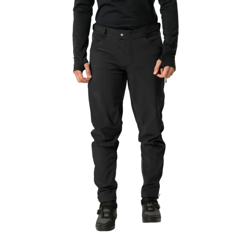 Pantaloni Vaude Qimsa II softshell (Nero/Nero) Uomo